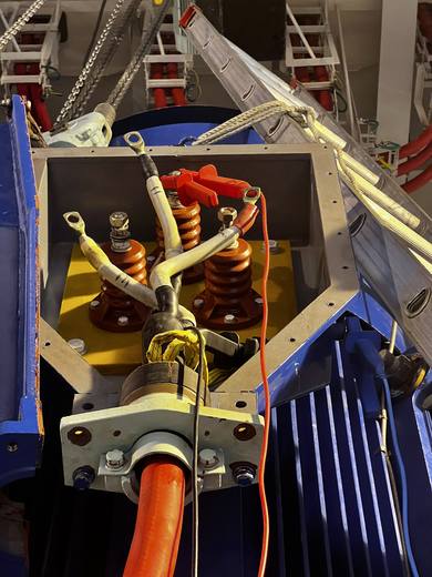Megger (Insulation) Measurement on Glycol Electric Motor