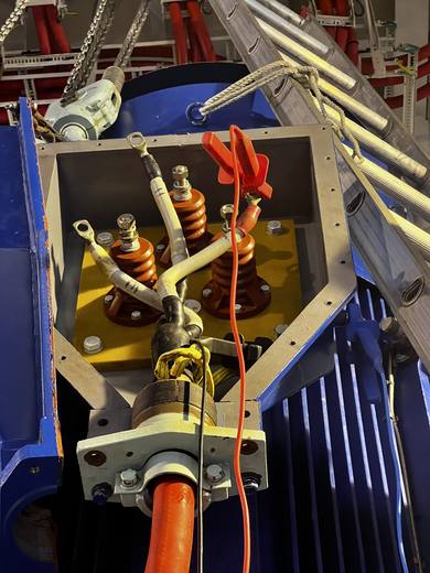 Megger (Insulation) Measurement on Glycol Electric Motor