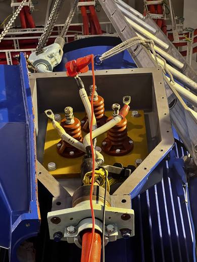 Megger (Insulation) Measurement on Glycol Electric Motor