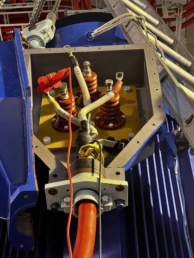 Megger (Insulation) Measurement on Glycol Electric Motor